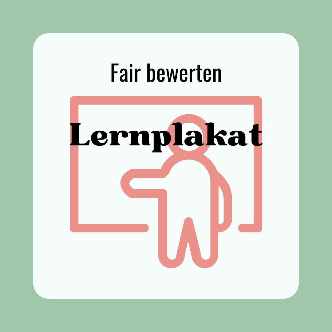 Icon für die Bewertung eines Lernplakats
