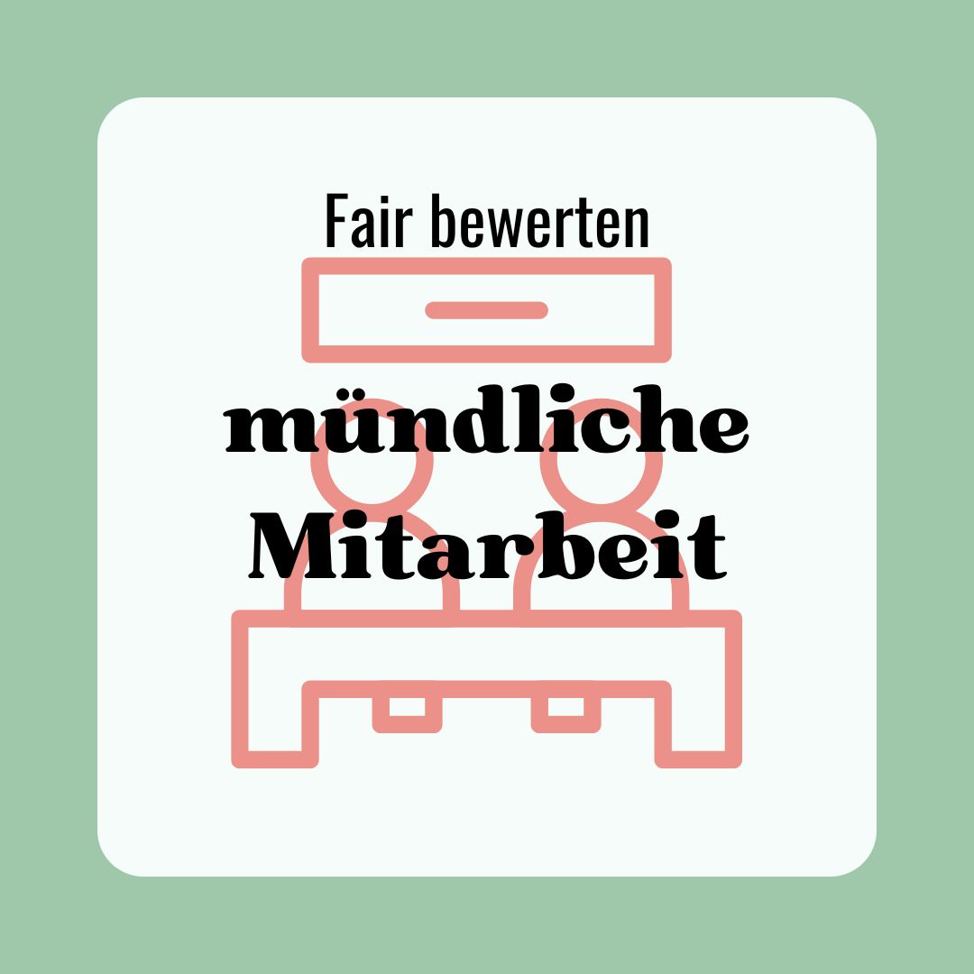 Icon für Bewertung von mündlicher Mitarbeit